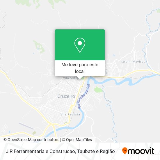 J R Ferramentaria e Construcao mapa