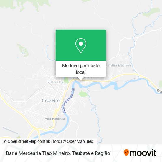Bar e Mercearia Tiao Mineiro mapa