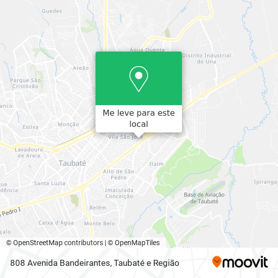 808 Avenida Bandeirantes mapa