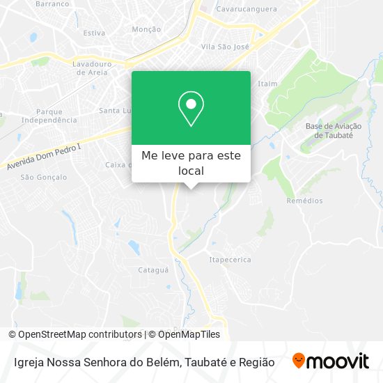 Igreja Nossa Senhora do Belém mapa