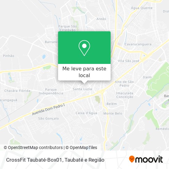 CrossFit Taubaté-Box01 mapa
