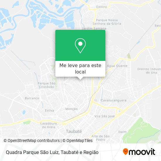 Quadra Parque São Luiz mapa