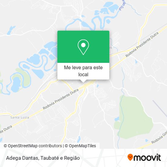 Adega Dantas mapa