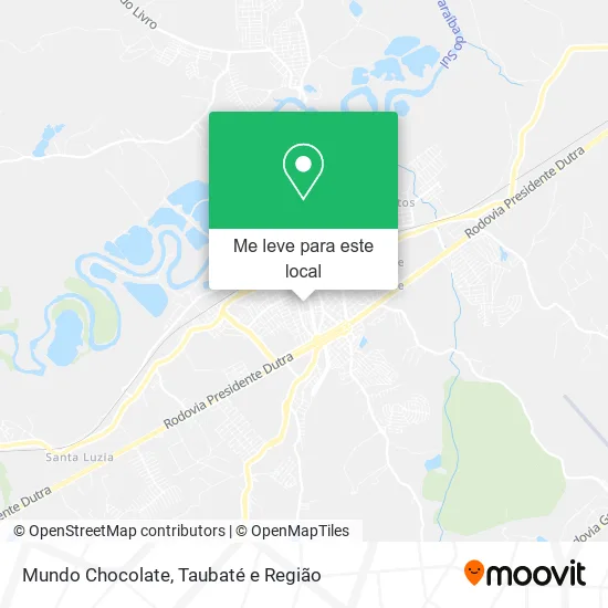 Mundo Chocolate mapa