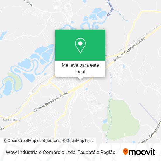Wow Indústria e Comércio Ltda mapa