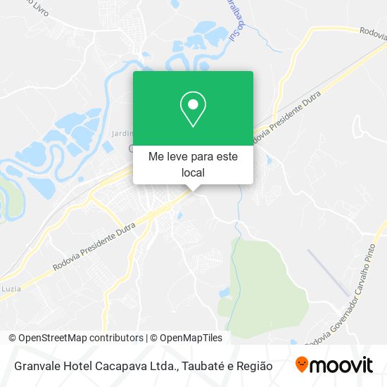 Granvale Hotel Cacapava Ltda. mapa