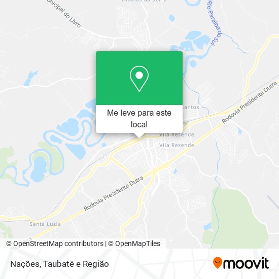 Nações mapa
