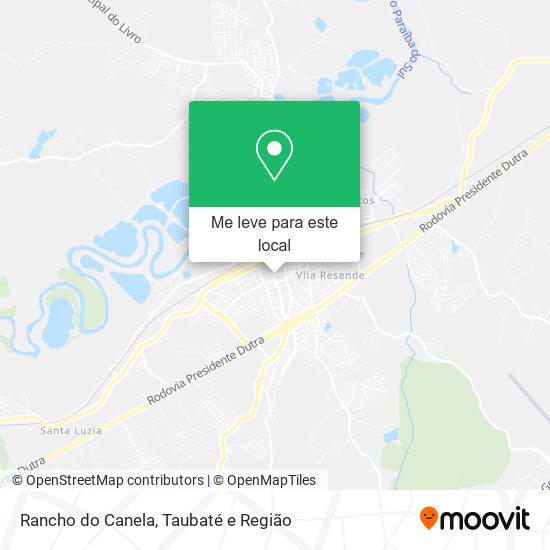 Rancho do Canela mapa