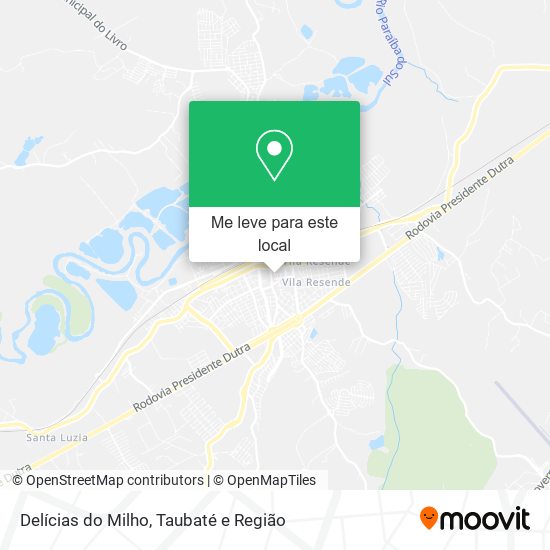Delícias do Milho mapa