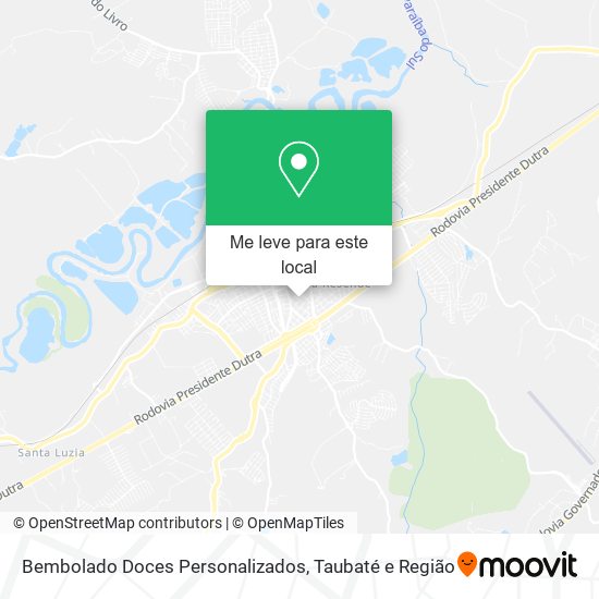 Bembolado Doces Personalizados mapa