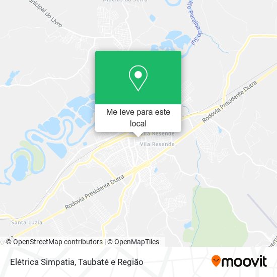 Elétrica Simpatia mapa