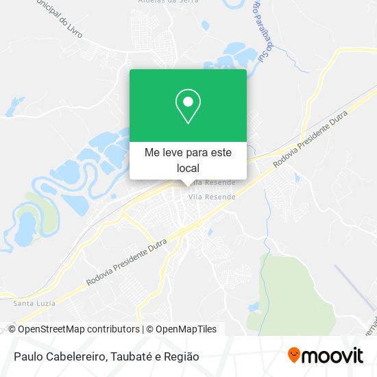 Paulo Cabelereiro mapa