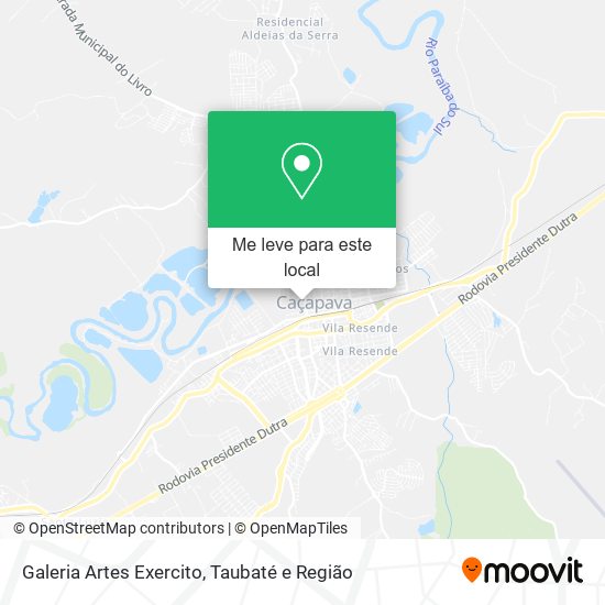 Galeria Artes Exercito mapa