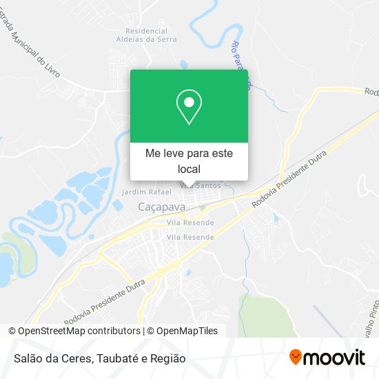 Salão da Ceres mapa