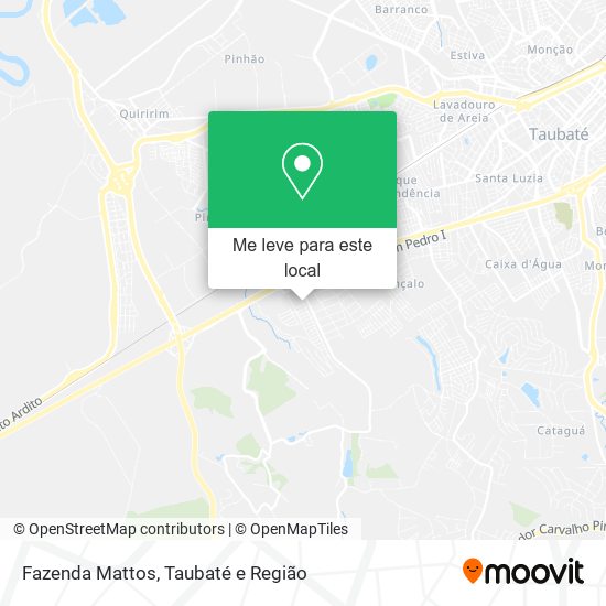 Fazenda Mattos mapa
