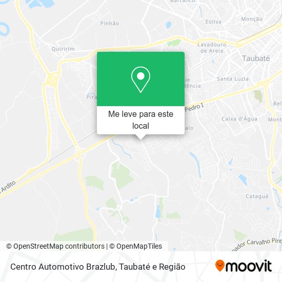 Centro Automotivo Brazlub mapa