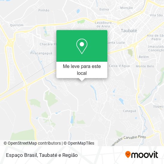 Espaço Brasil mapa
