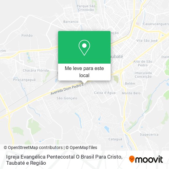 Igreja Evangélica Pentecostal O Brasil Para Cristo mapa