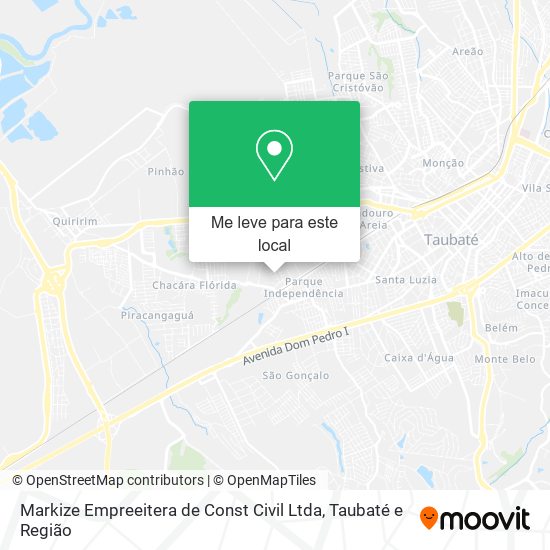 Markize Empreeitera de Const Civil Ltda mapa