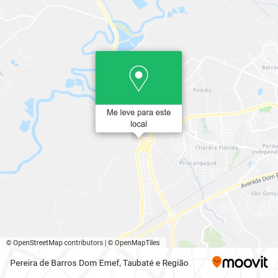 Pereira de Barros Dom Emef mapa
