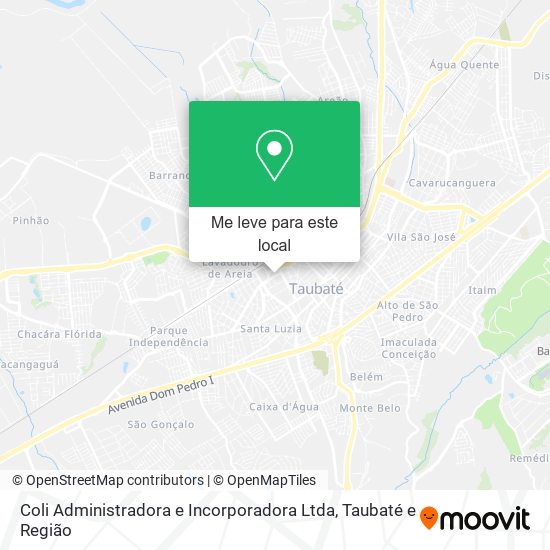 Coli Administradora e Incorporadora Ltda mapa