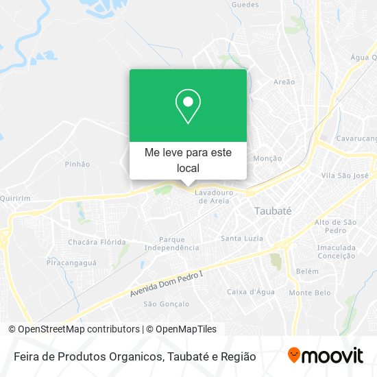 Feira de Produtos Organicos mapa