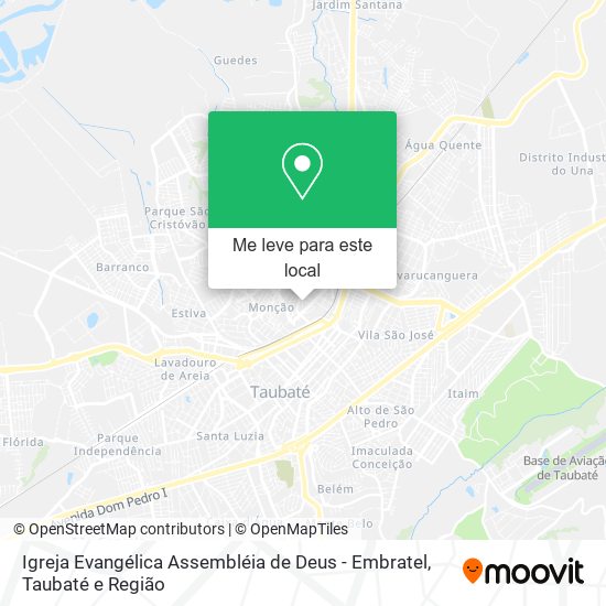 Igreja Evangélica Assembléia de Deus - Embratel mapa
