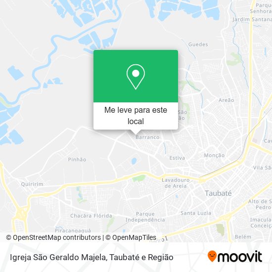 Igreja São Geraldo Majela mapa