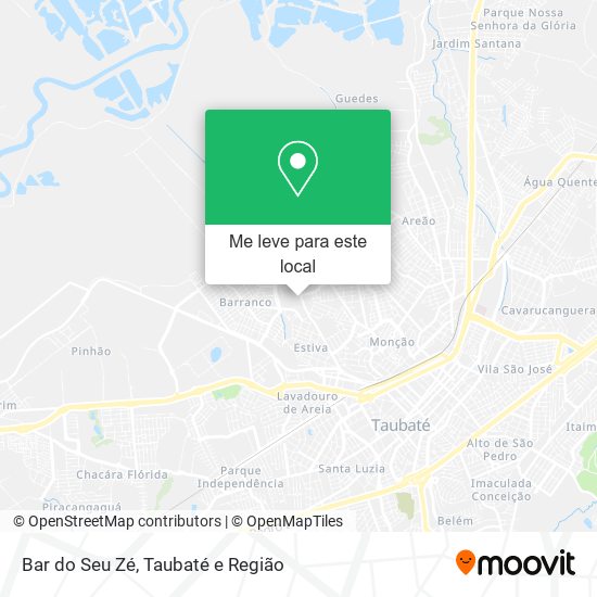 Bar do Seu Zé mapa