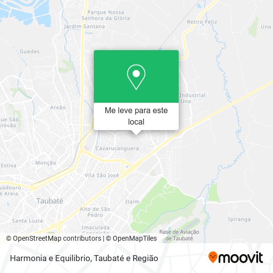 Harmonia e Equilibrio mapa
