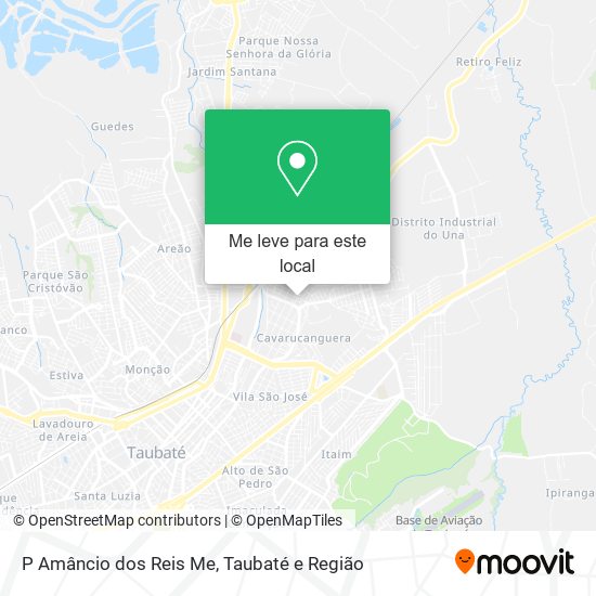 P Amâncio dos Reis Me mapa