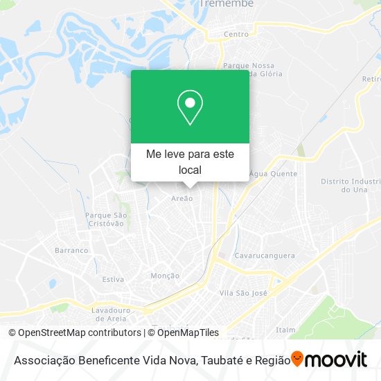 Associação Beneficente Vida Nova mapa