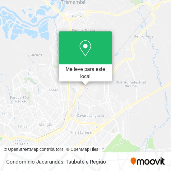 Condomínio Jacarandás mapa