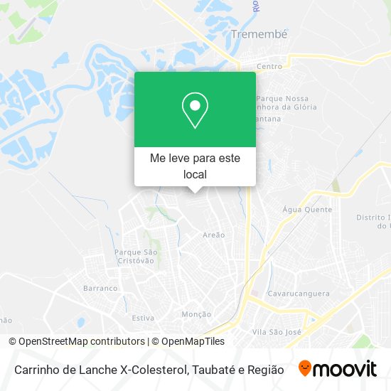 Carrinho de Lanche X-Colesterol mapa