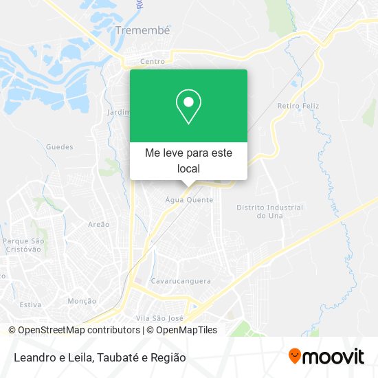 Leandro e Leila mapa