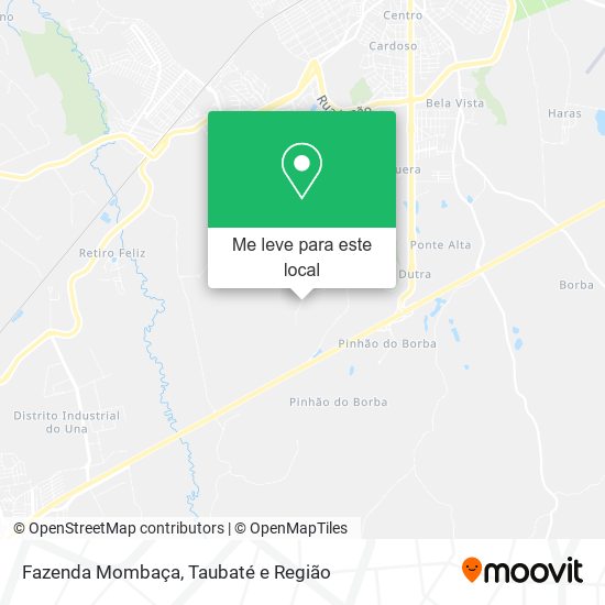 Fazenda Mombaça mapa