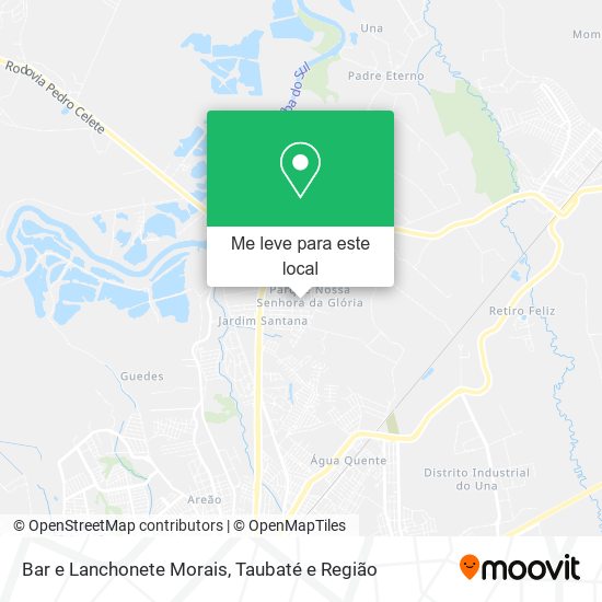 Bar e Lanchonete Morais mapa