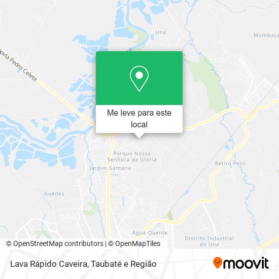 Lava Rápido Caveira mapa