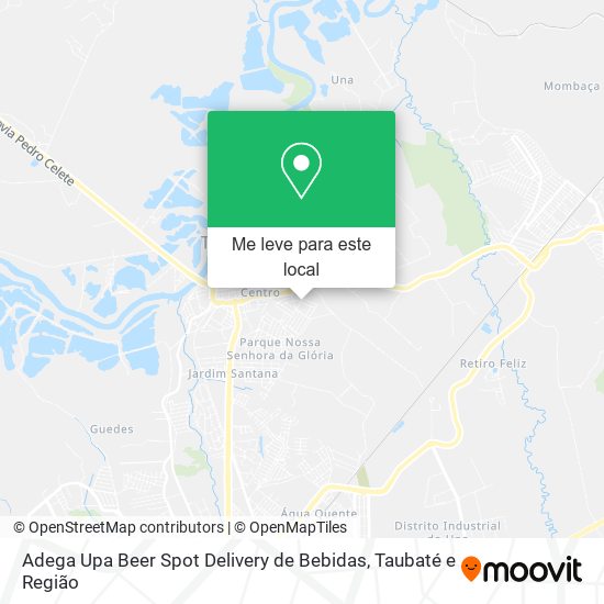 Adega Upa Beer Spot Delivery de Bebidas mapa