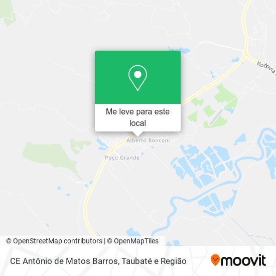 CE Antônio de Matos Barros mapa