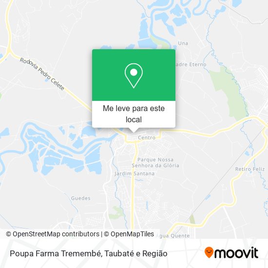 Poupa Farma Tremembé mapa