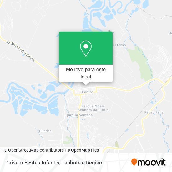 Crisam Festas Infantis mapa
