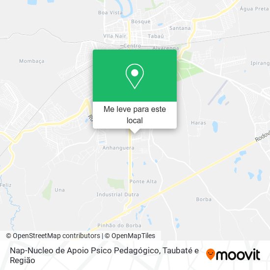 Nap-Nucleo de Apoio Psico Pedagógico mapa