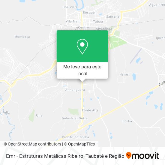 Emr - Estruturas Metálicas Ribeiro mapa