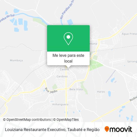 Louiziana Restaurante Executivo mapa