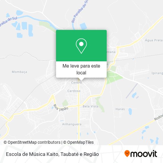 Escola de Música Kaito mapa