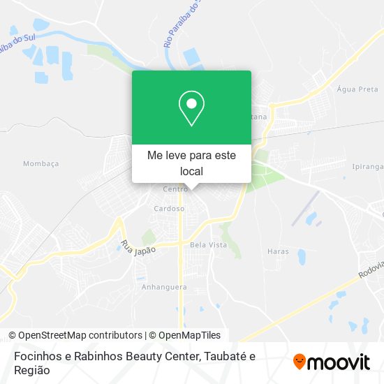Focinhos e Rabinhos Beauty Center mapa