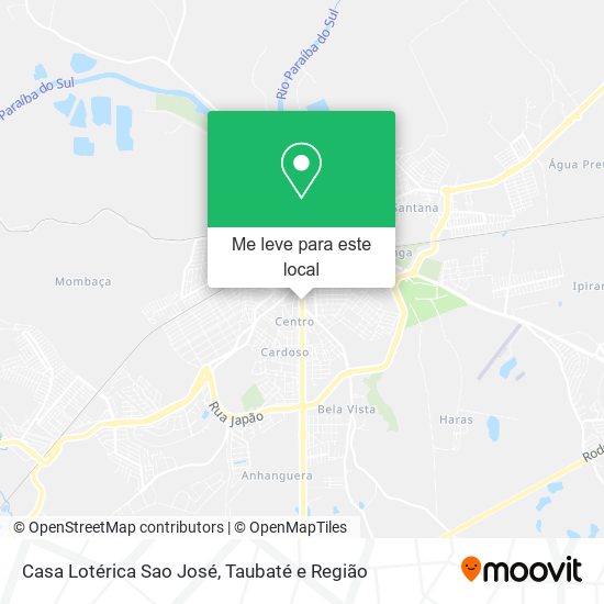 Casa Lotérica Sao José mapa
