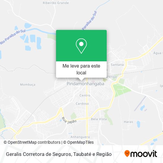 Geralis Corretora de Seguros mapa