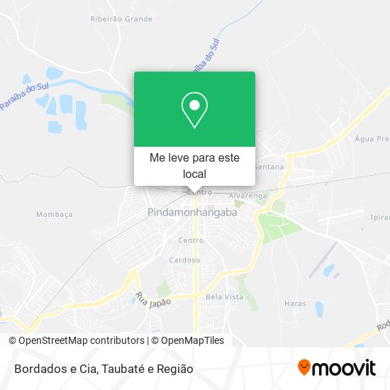 Bordados e Cia mapa